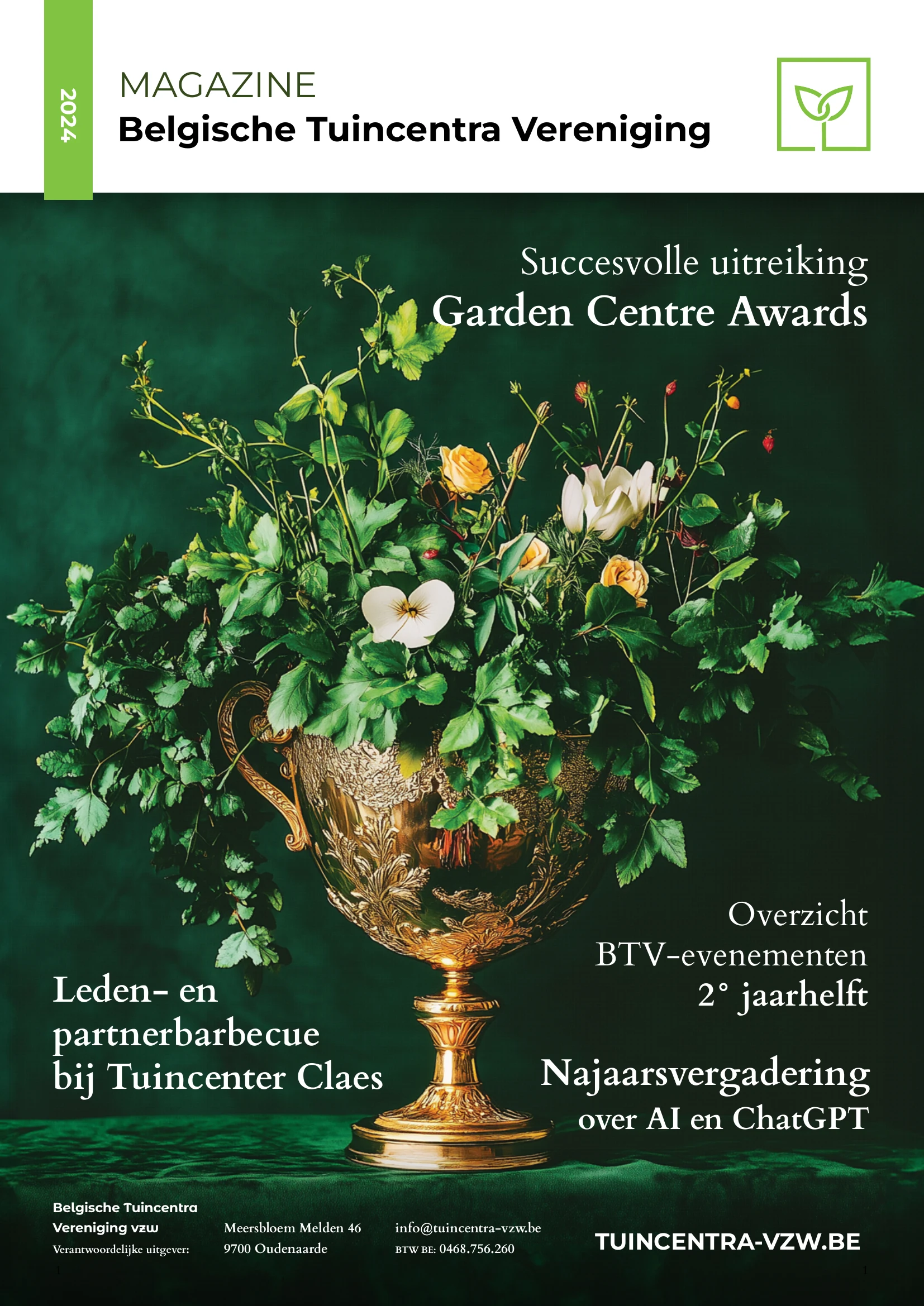 Cover van het BTV-magazine, herfst 2024